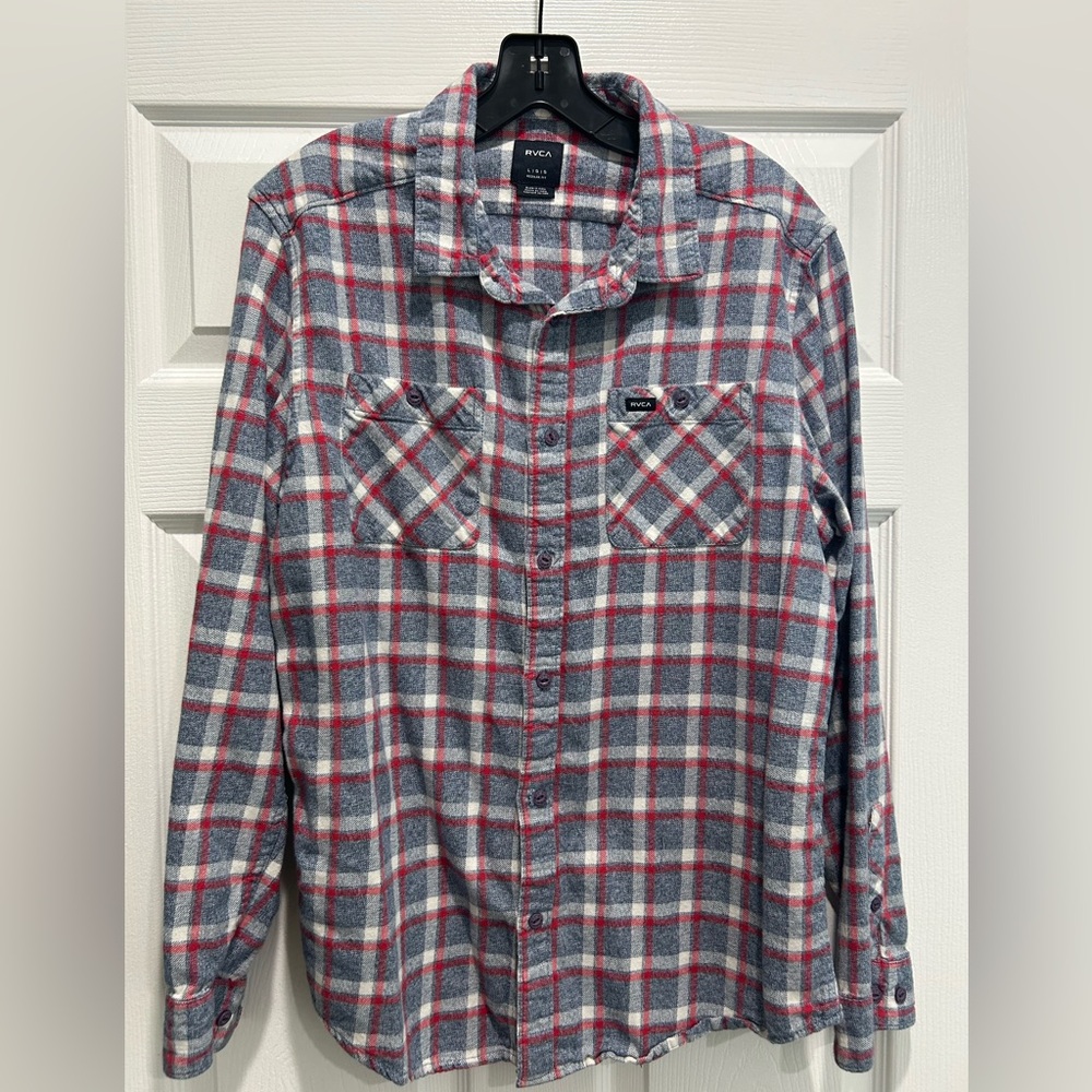 RVCA Men’s Flannel. Size Large.